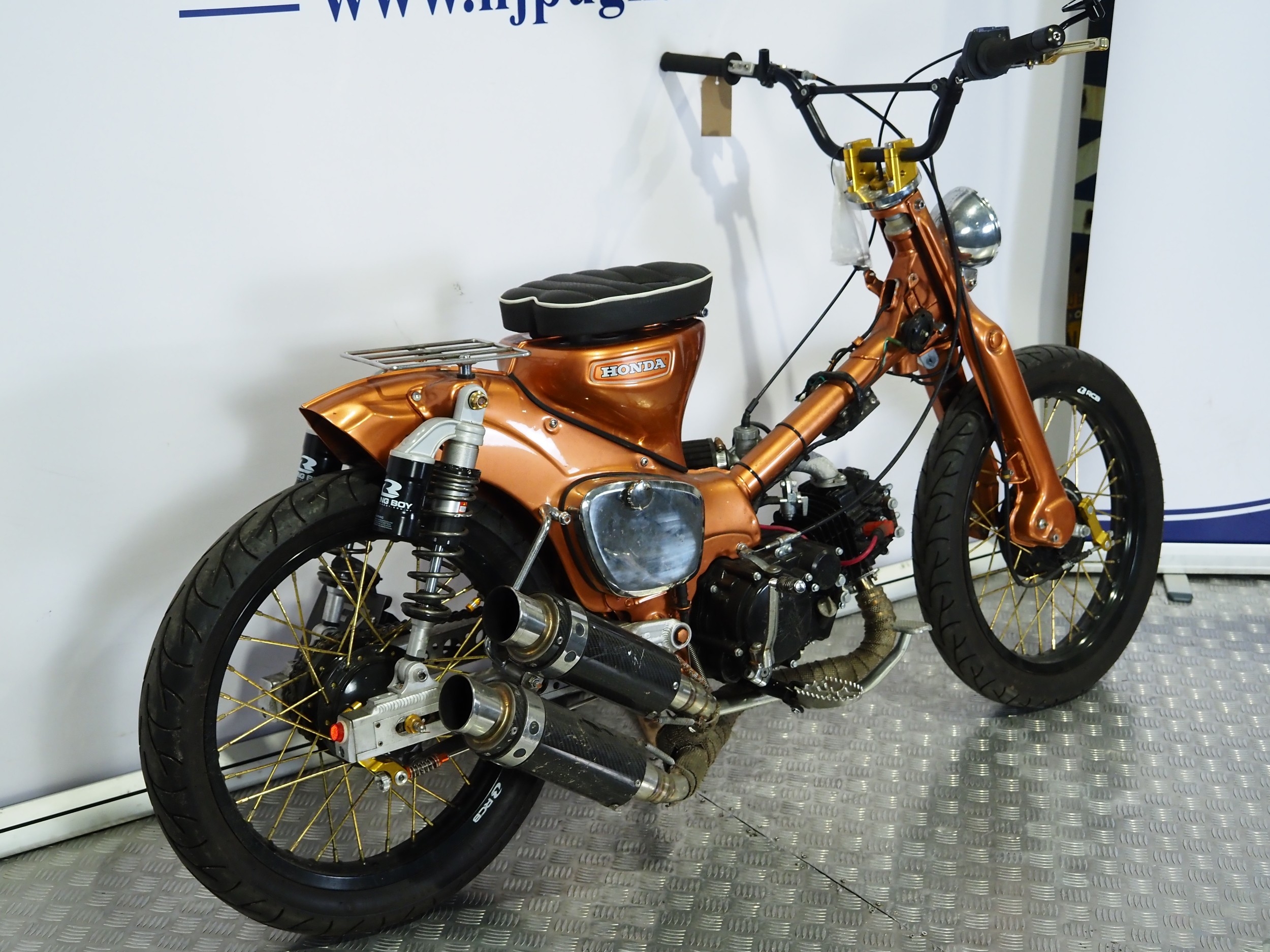 Honda Custom 110 motorcycle. 1968. 90cc Fitted with Stomp engine ...