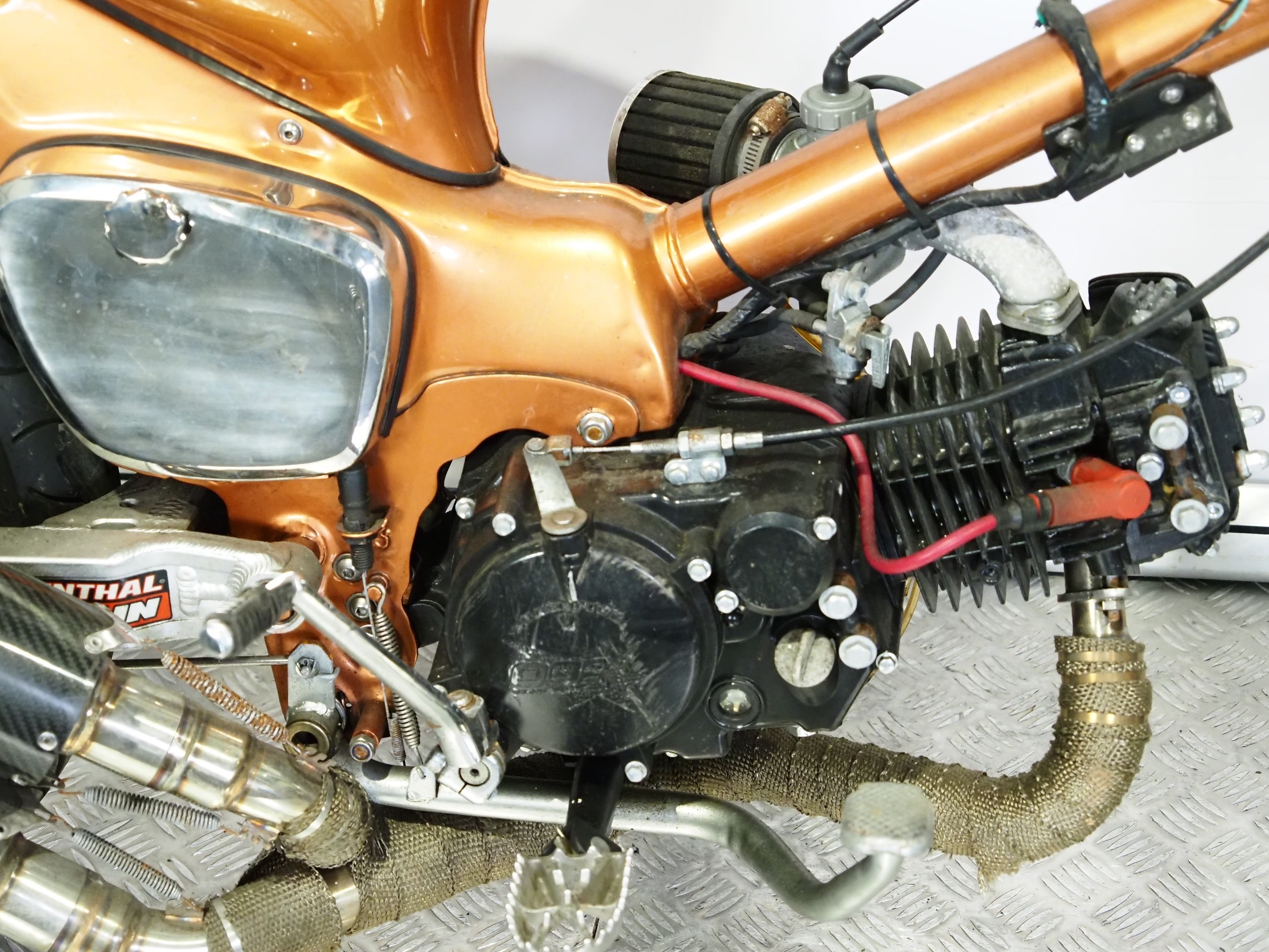 Honda Custom 110 motorcycle. 1968. 90cc Fitted with Stomp engine ...