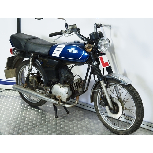 Yamaha FS1E motorcycle. 1981. 49cc Frame No. 3F6-100222 Engine No ...