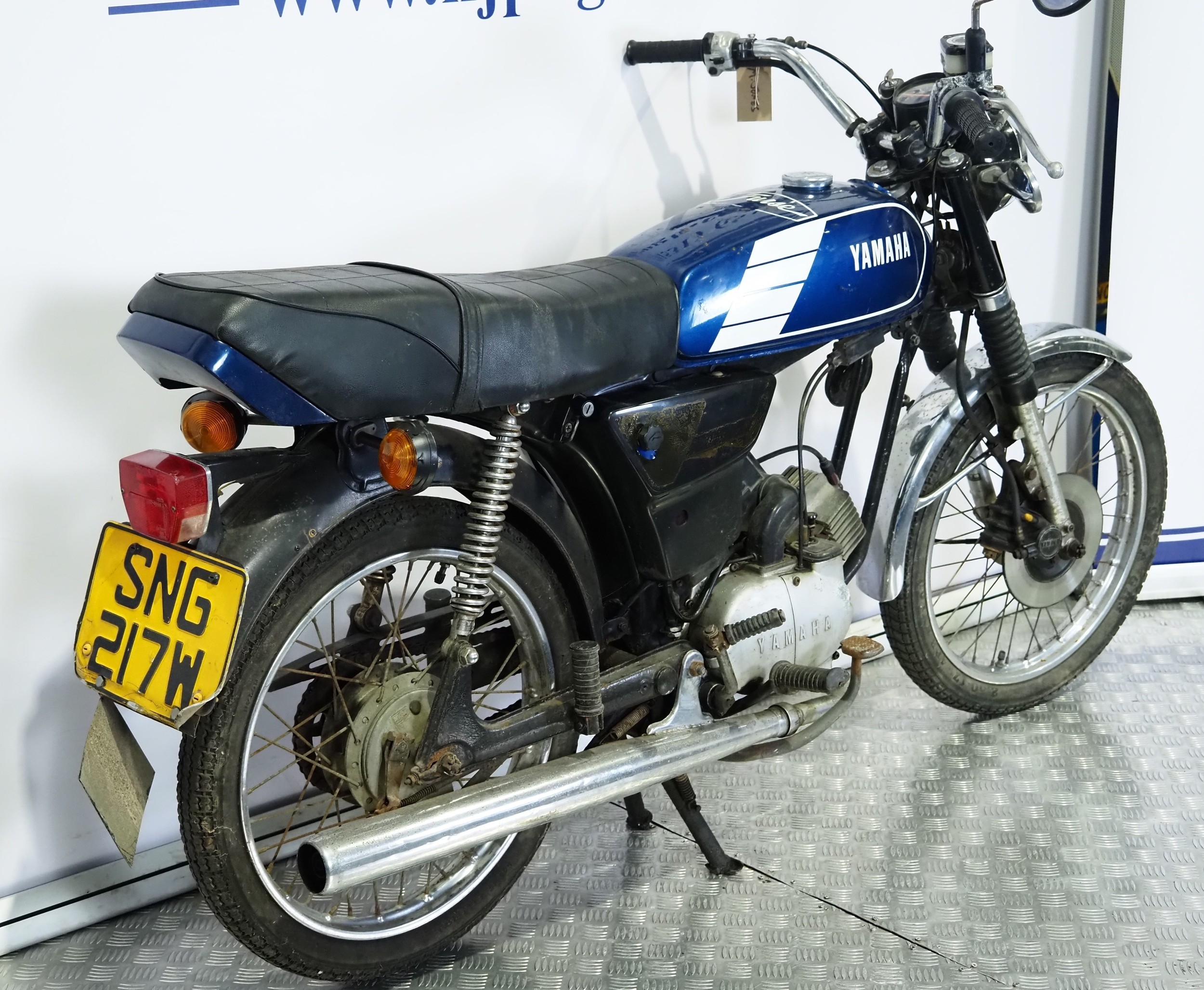 Yamaha FS1E motorcycle. 1981. 49cc Frame No. 3F6-100222 Engine No ...