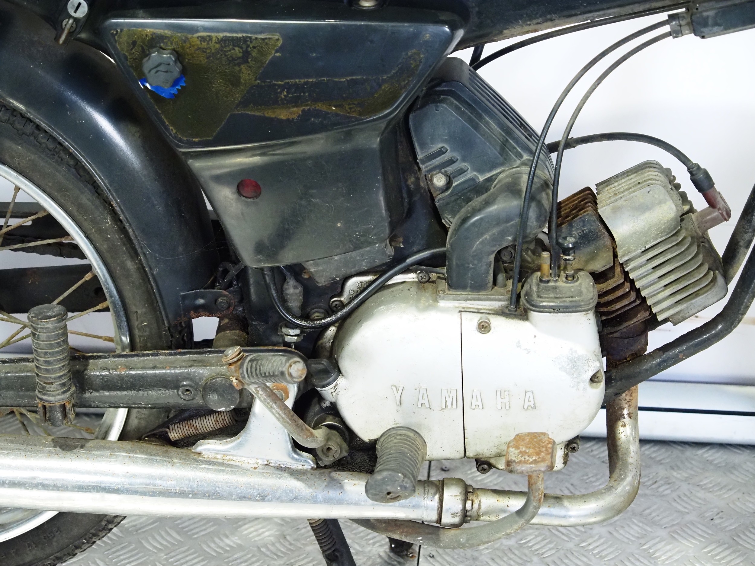 Yamaha FS1E motorcycle. 1981. 49cc Frame No. 3F6-100222 Engine No ...
