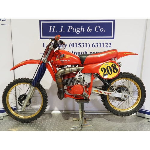 Honda CR250 Red Rocket motocross bike. 295cc Engine No. CR250R 2102014 ...