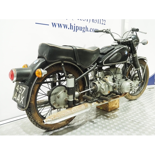 BMW R51/3 motorcycle. 1954. 500cc Frame No. 538500 Engine No. 530554 ...