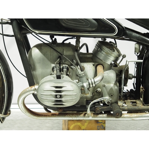 BMW R51/3 motorcycle. 1954. 500cc Frame No. 538500 Engine No. 530554 ...