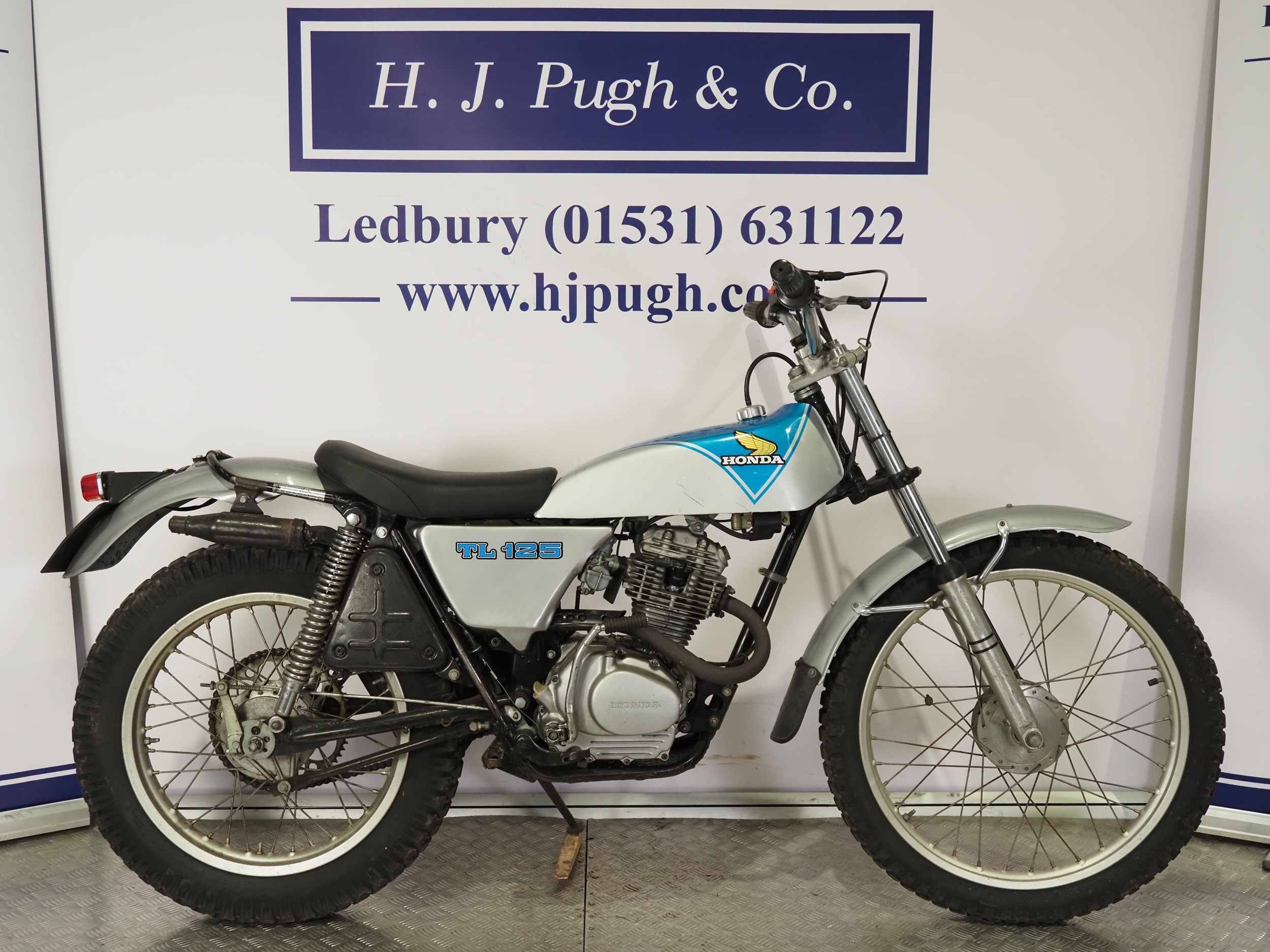 Honda TL125 trials bike. 1974. 125cc. Frame No. TL125-1101268 Engine No ...