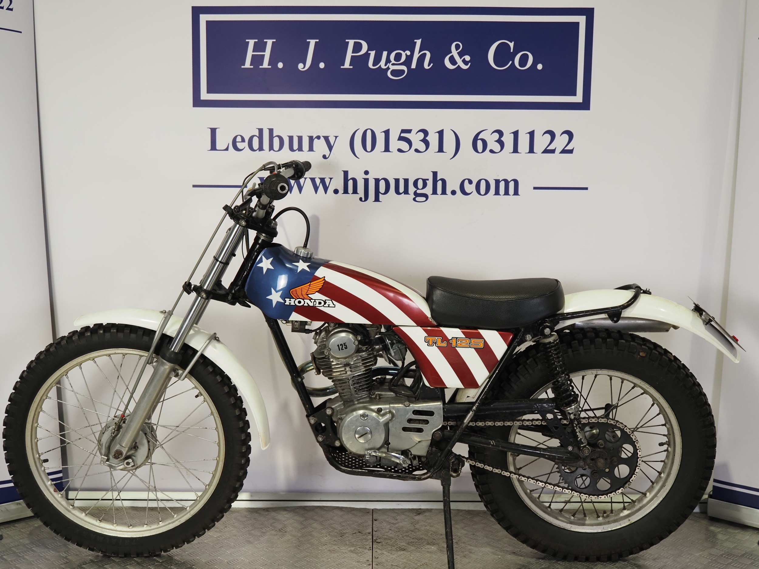 Honda TL125 trials bike. 1976. 125cc. Frame No. TL125-1211026 (V5 ...