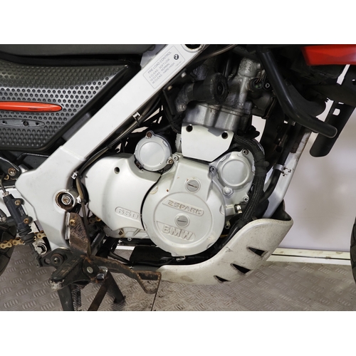 BMW F650 GS motorcycle. 2000. 650cc Frame No. WB10172A6YZE31767 Runs ...