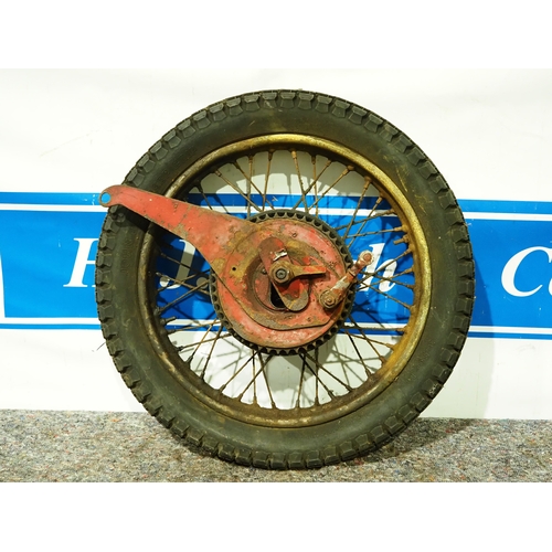 Triumph Rigid sprung hub wheel