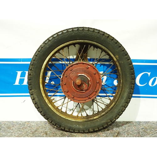 Triumph Rigid sprung hub wheel