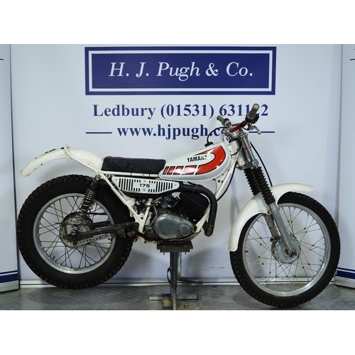 Yamaha TY175 motorcycle. 171cc Engine No. 525-221921 Engine turns over ...