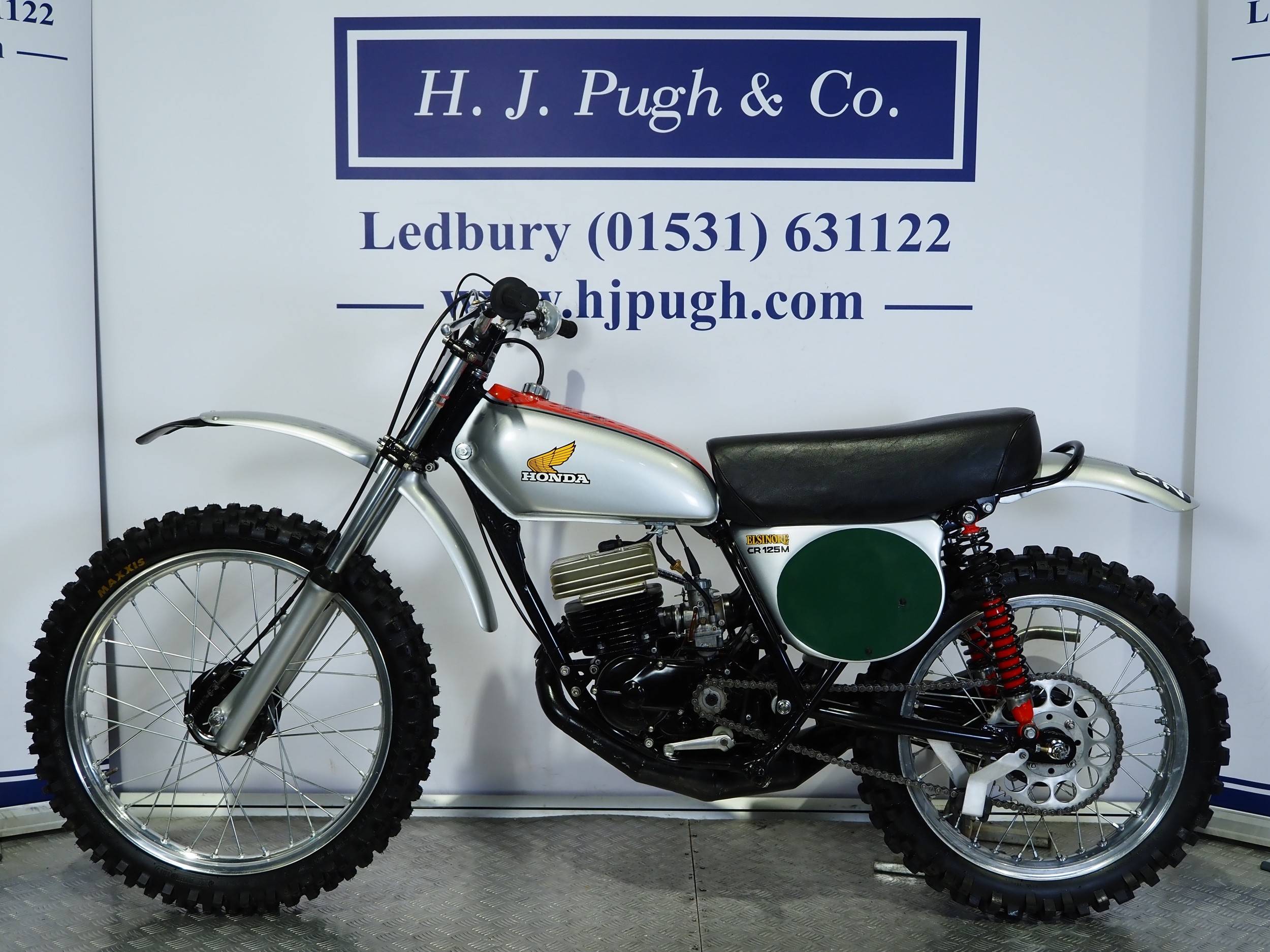 Honda CR125M motocross bike. 1975. 125cc Frame No. CR125M-2014552 ...