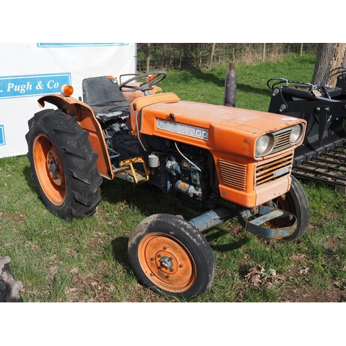 2012 - Kubota L2200 compact tractor. Key in office