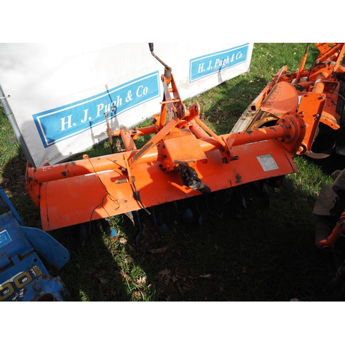 2014 - Hinimoto E2304 4WD compact tractor with Hinimoto tiller. Key in office