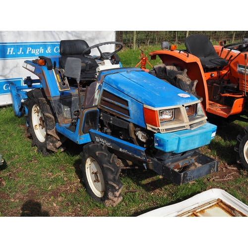 2015 - Iseki TU140F 4WD compact tractor with Iseki RA1200 tiller