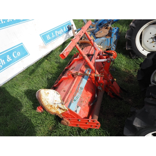 2028 - Yanmar KE-4 4WD compact tractor with Yanmar 1301 tiller. Key in office