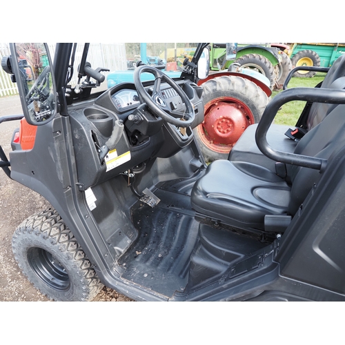 2059A - Kioti KA2410 RTV, little used. 12 months warranty. Ex demonstration. Manual and key in office