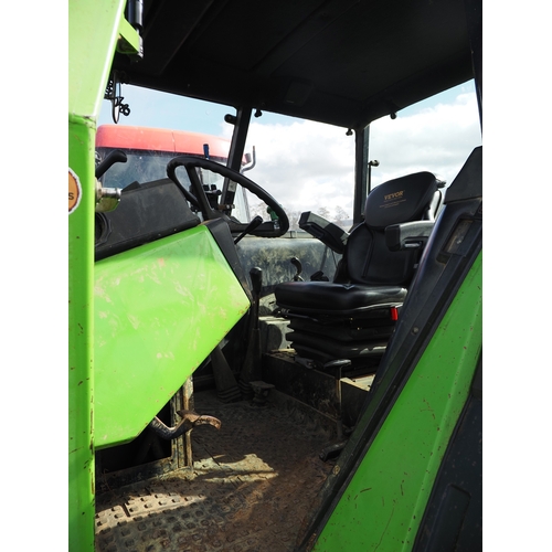 2062 - Deutz Fahr D1037A 4WD tractor with Grays 425 loader. Showing 8320 hours. Reg. B870 RPW. V5 and key i... 