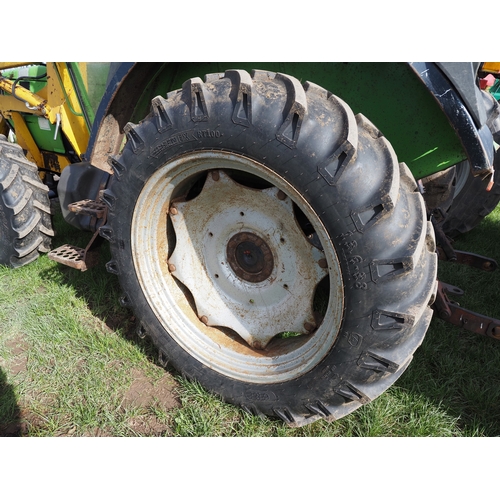 2062 - Deutz Fahr D1037A 4WD tractor with Grays 425 loader. Showing 8320 hours. Reg. B870 RPW. V5 and key i... 