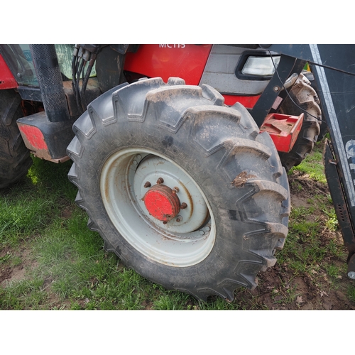 2063 - McCormick MC115 4WD tractor with Quicke Q770 loader . Reg. CX04 EMV. V5 and key in office