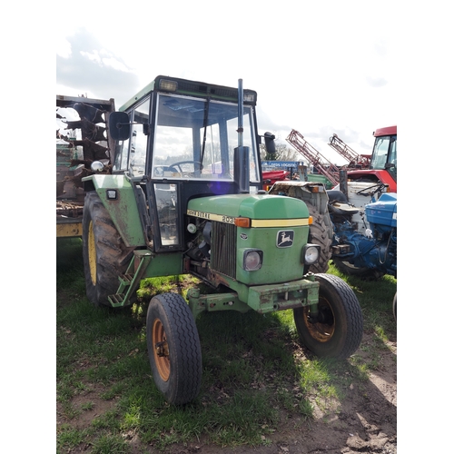 2065 - John Deere 2030 tractor. Reg. TCJ 814S. Key in office