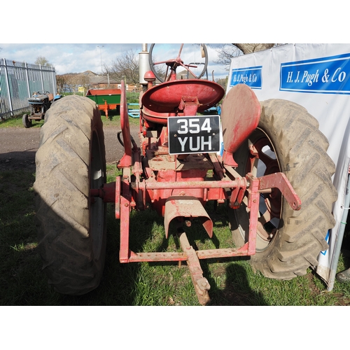 2066 - Farmall H tricycle tractor. Reg. 354 YUH. V5 in office