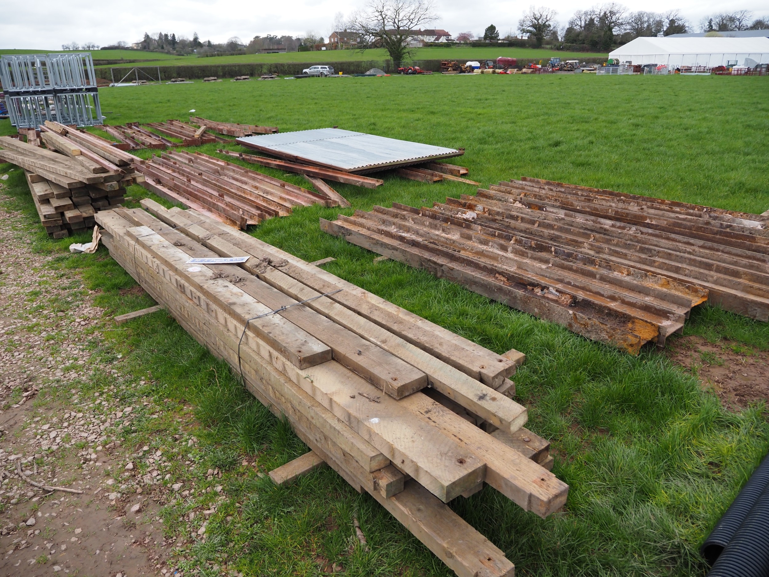 Complete steel portal framed building 25m long, 13m wide. 6.5m to eaves ...