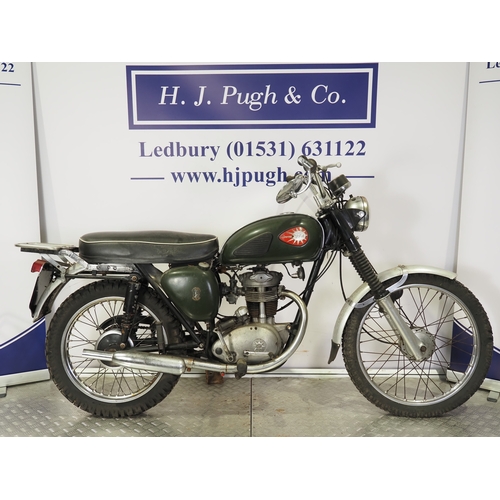 BSA C15 motorcycle. 1960. 250cc Frame No. C15 21850 Engine No. C15T647 ...