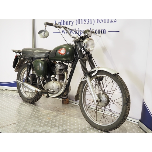 BSA C15 motorcycle. 1960. 250cc Frame No. C15 21850 Engine No. C15T647 ...