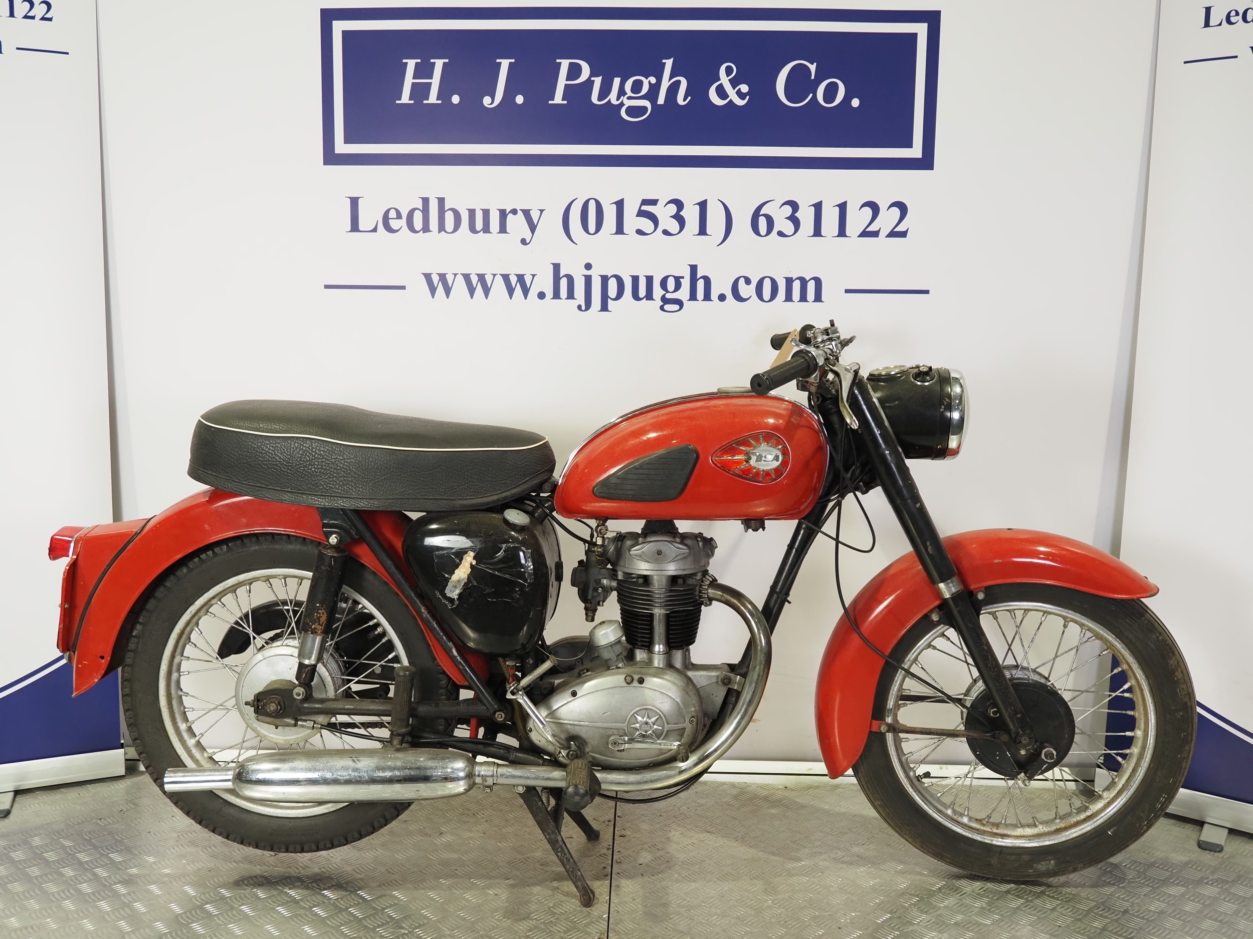 BSA C15 motorcycle. 1960. 247cc Frame No. C15 20041 Engine No. C15 ...