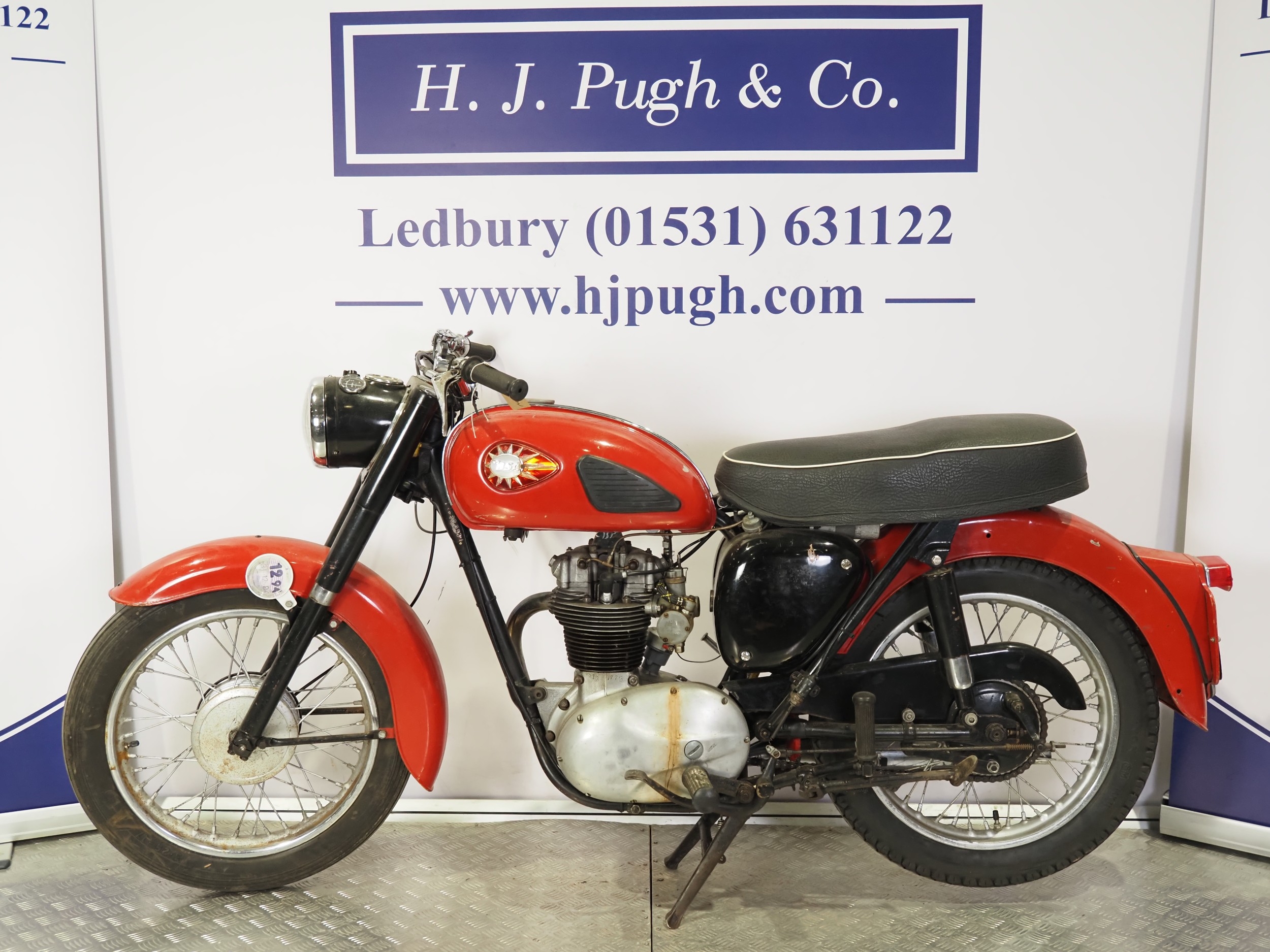 BSA C15 motorcycle. 1960. 247cc Frame No. C15 20041 Engine No. C15 ...