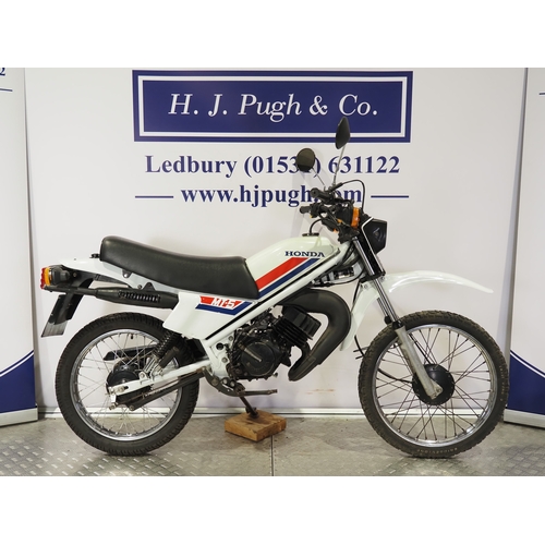 1116 - Honda MT50 motorcycle. 1983. 49cc
Frame No. AD01-5038128
Engine No. AD01E-5020923
Runs and rides, la... 