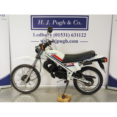 1116 - Honda MT50 motorcycle. 1983. 49cc
Frame No. AD01-5038128
Engine No. AD01E-5020923
Runs and rides, la... 