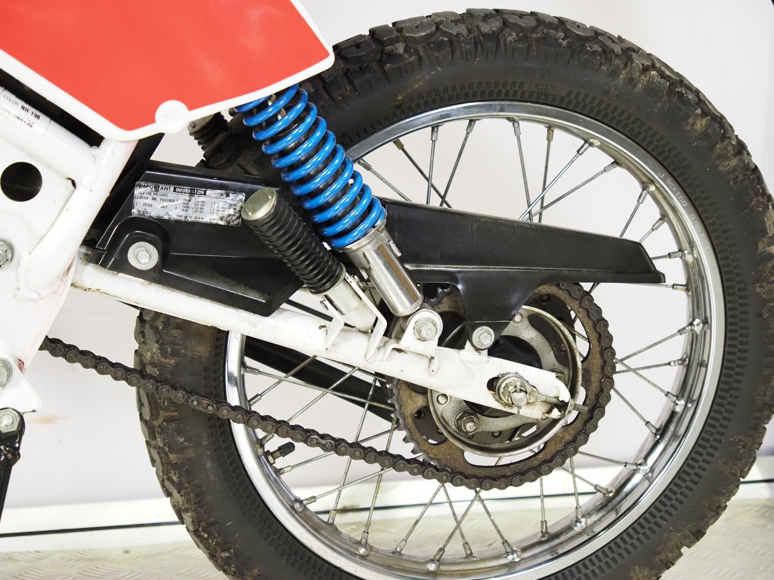 Honda MT5 motorcycle. 2002. 50cc Frame No. AD01-5500697 Engine No ...