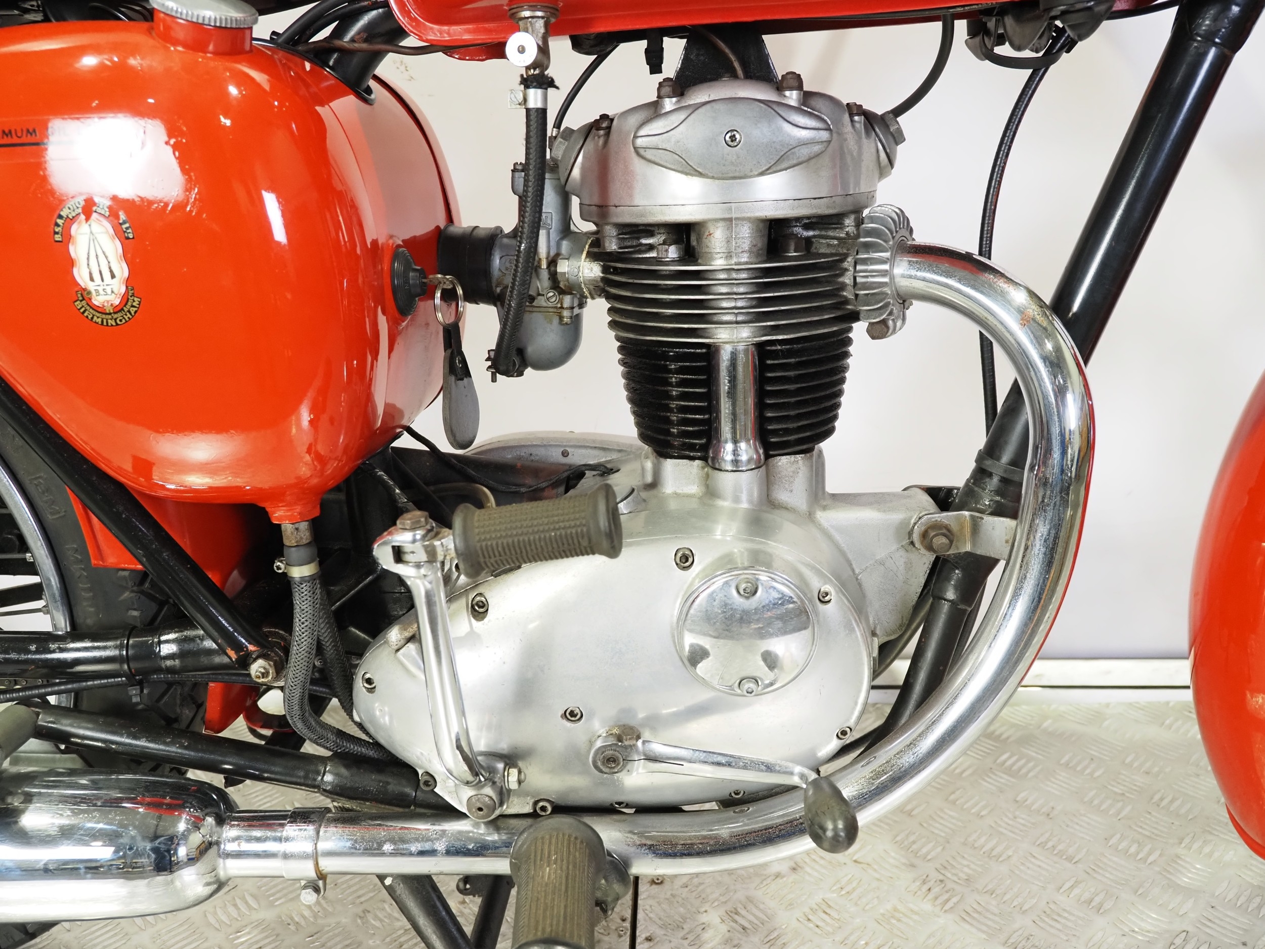 BSA C15 motorcycle. 1965. 250cc Frame No. C15 48465 Engine No. C15 ...