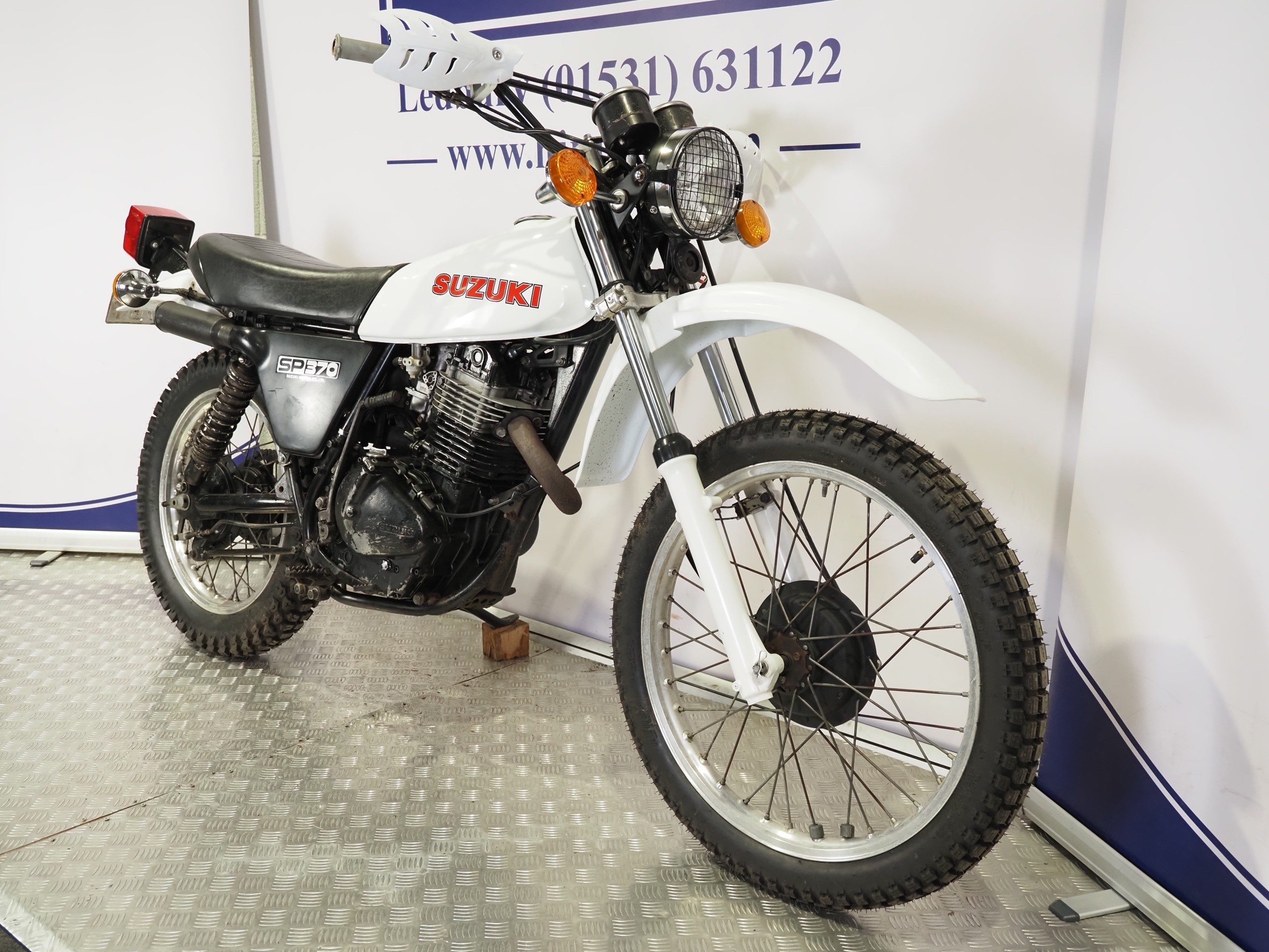 Suzuki SP370 motorcycle. 1978. 370cc Frame No. SP370-110088 Engine No ...