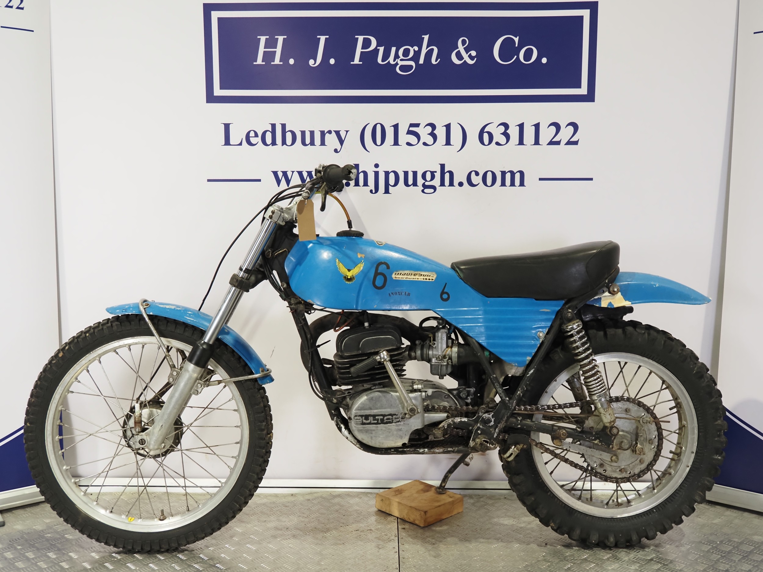 Bultaco Alpina motorcycle. 1974. 250cc Frame No. JB/12500652 Engine No ...