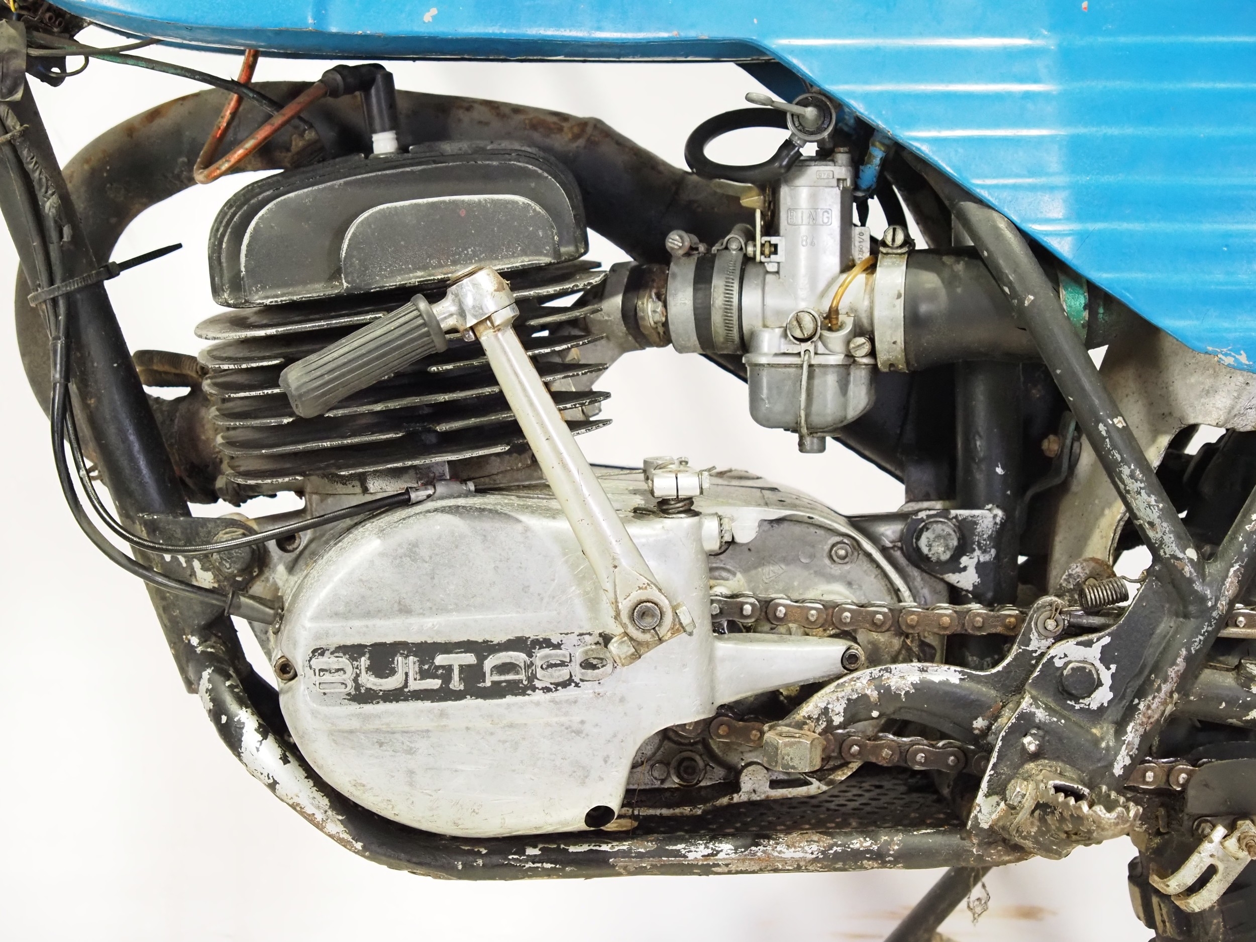 Bultaco Alpina motorcycle. 1974. 250cc Frame No. JB/12500652 Engine No ...