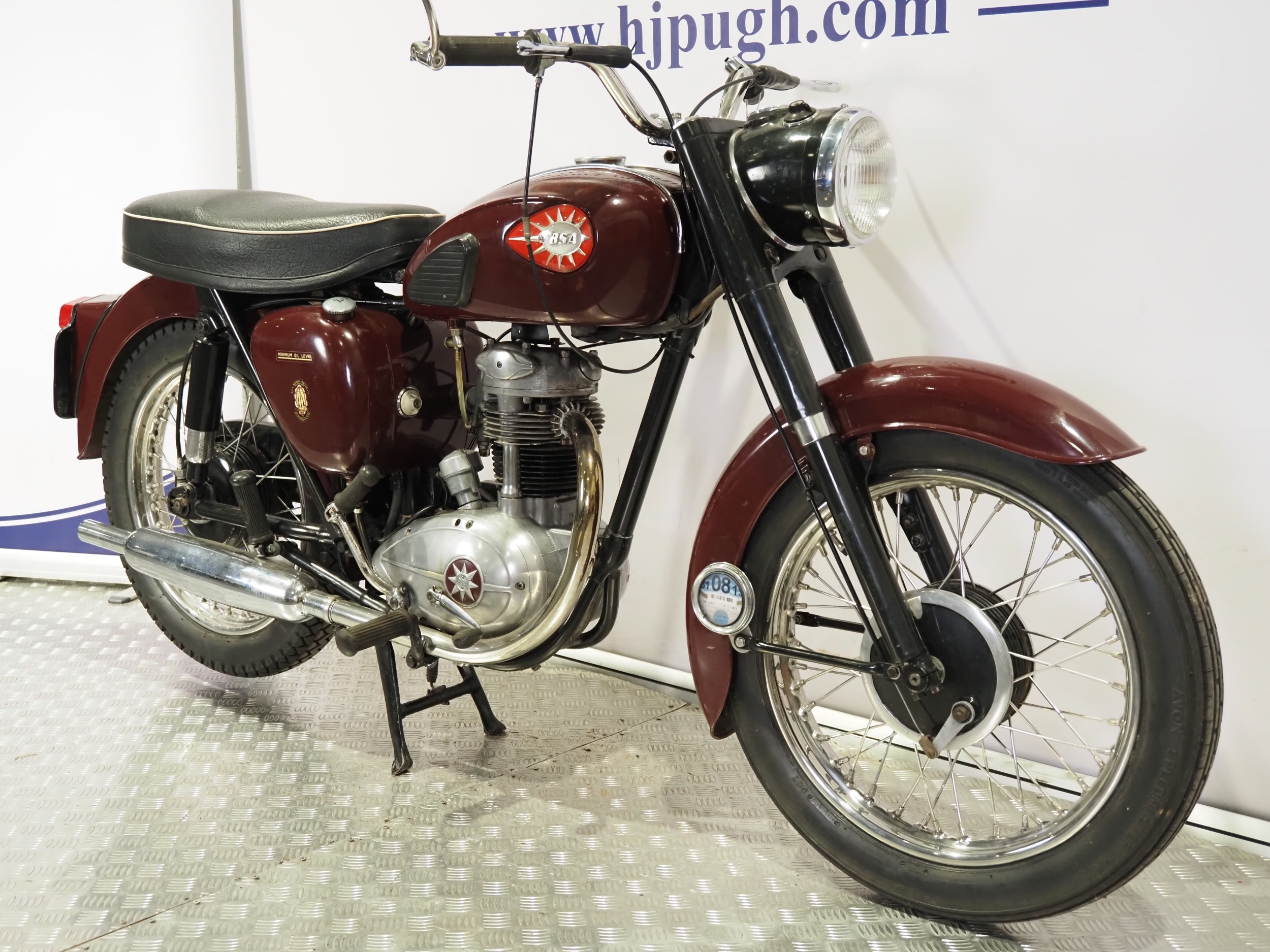 BSA C15 motorcycle. 1959. 250cc Frame NO. C15-5592 Engine No. C15-16130 ...