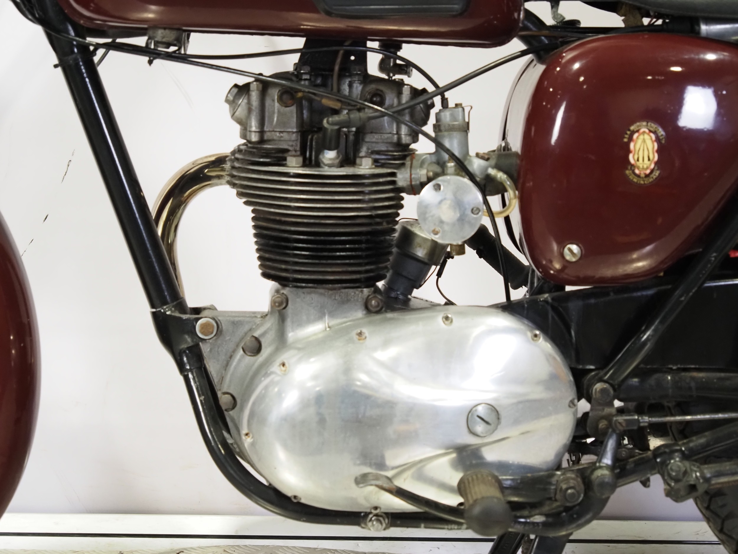 BSA C15 motorcycle. 1959. 250cc Frame NO. C15-5592 Engine No. C15-16130 ...