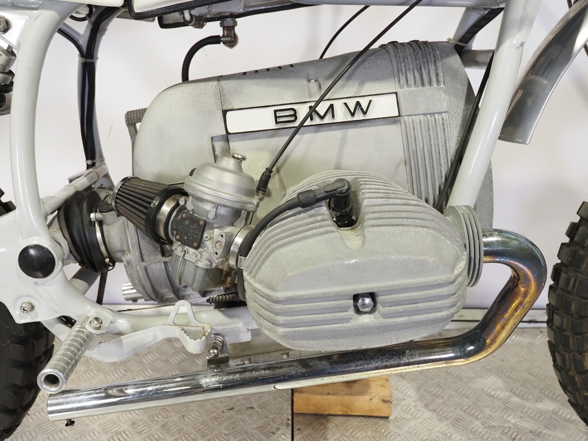 BMW GS custom/R80 scrambler motorcycle. 1987. 800cc Frame No ...