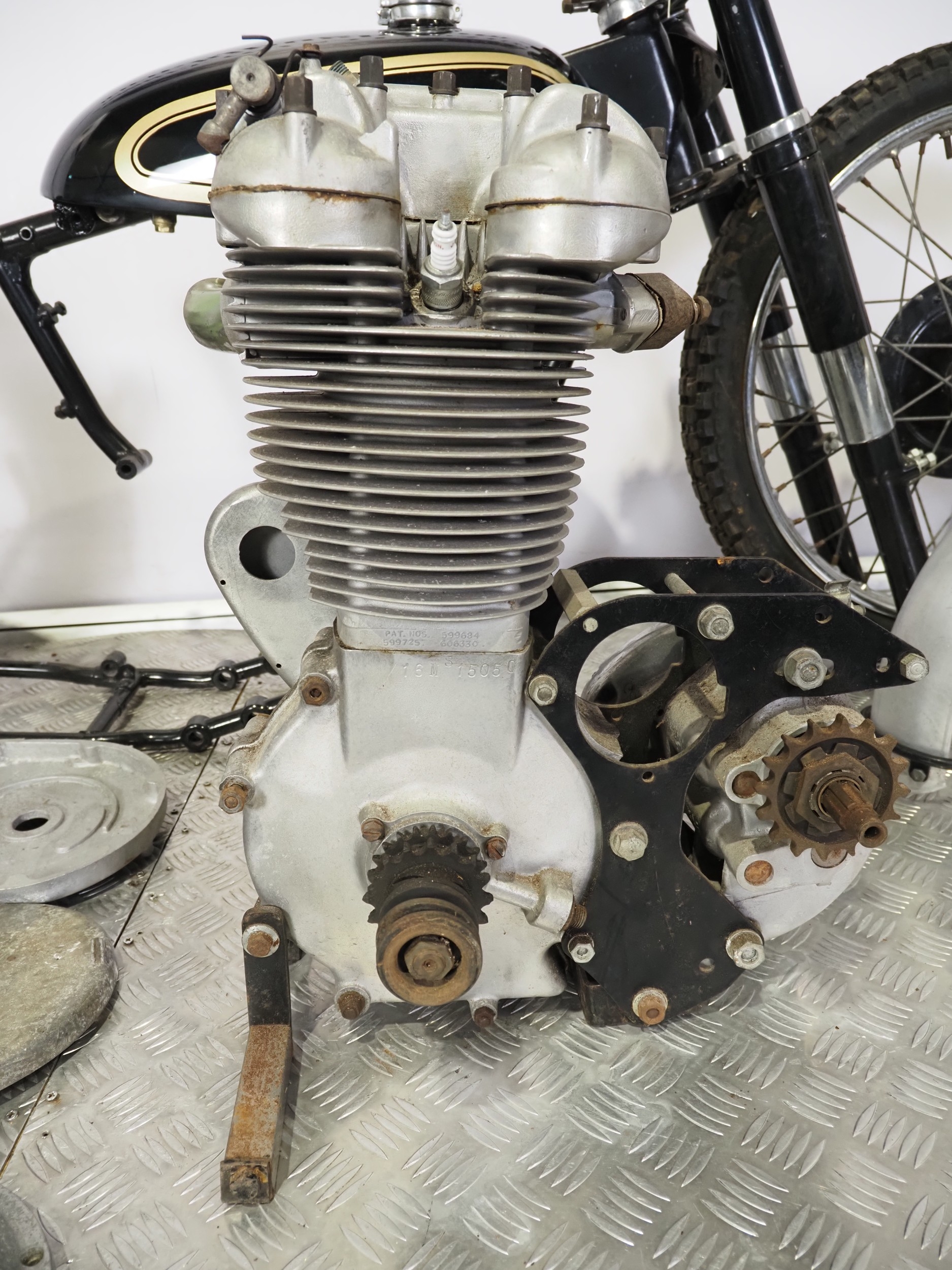 AJS Matchless 16MS scrambler. 350cc Frame No. 4889/C Engine No ...