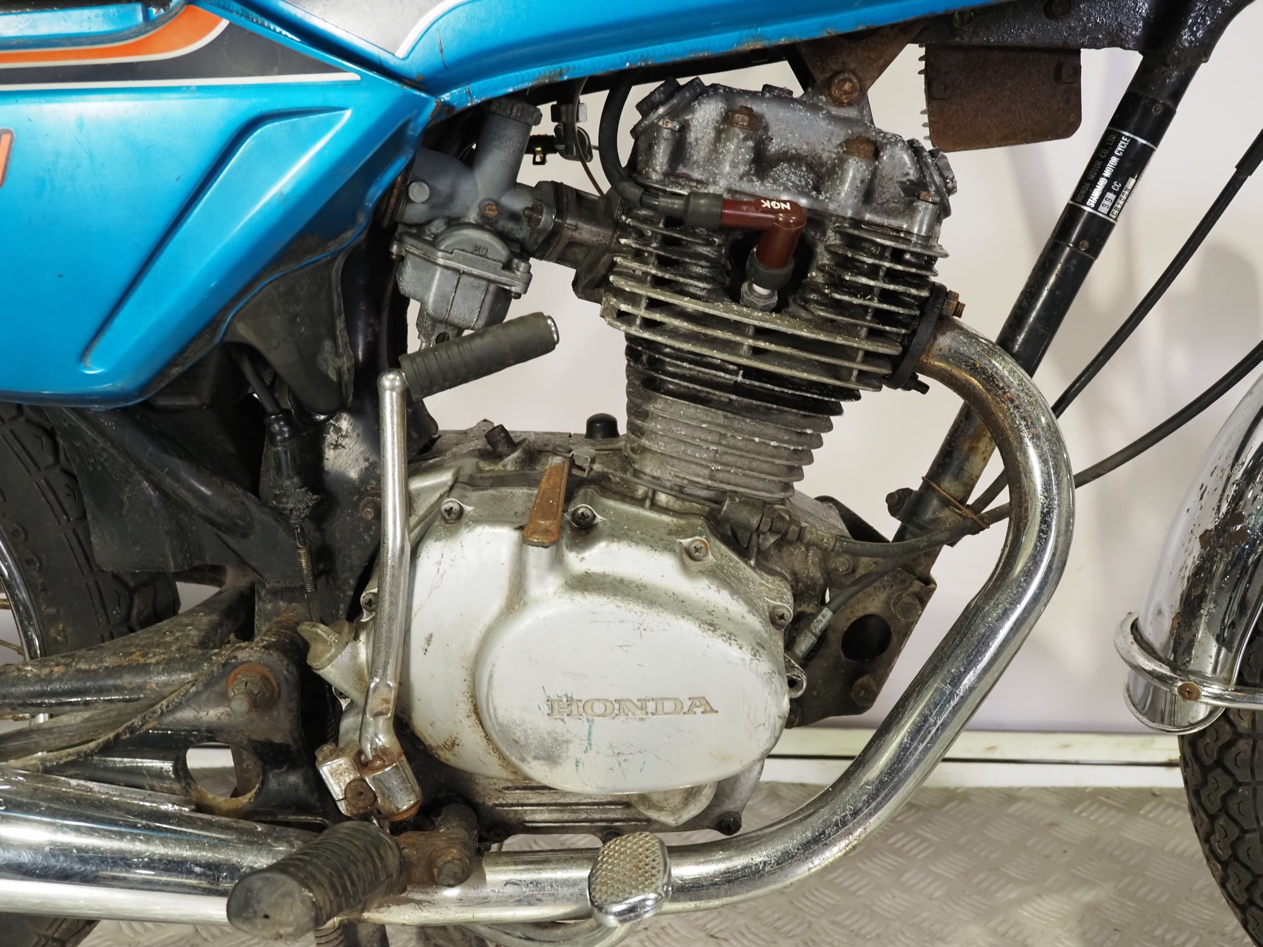Honda CB100a motorcycle project. 1981. 99cc Frame No. CB100 1018561 ...
