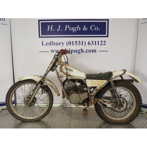 Yamaha TY175 trials motorcycle. 1981. 171cc Frame No. 5250221691 Engine ...