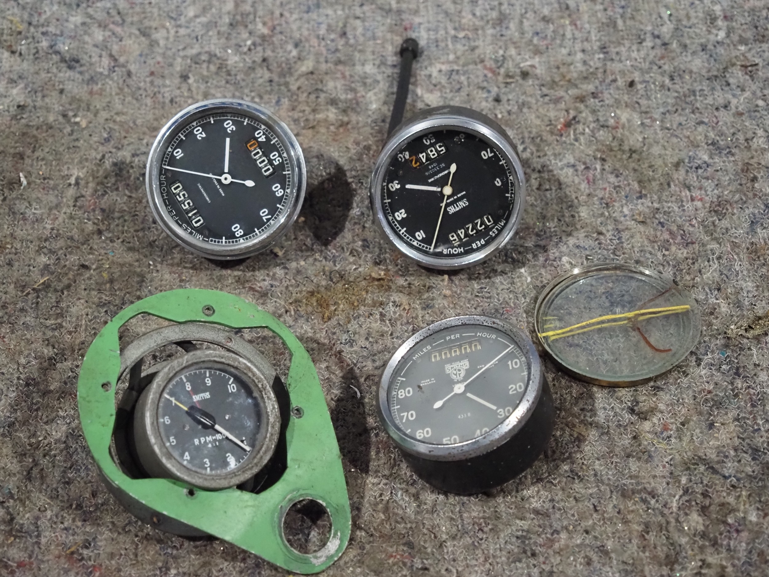 Chronometric speedometers and rev counters to include smiths and ...