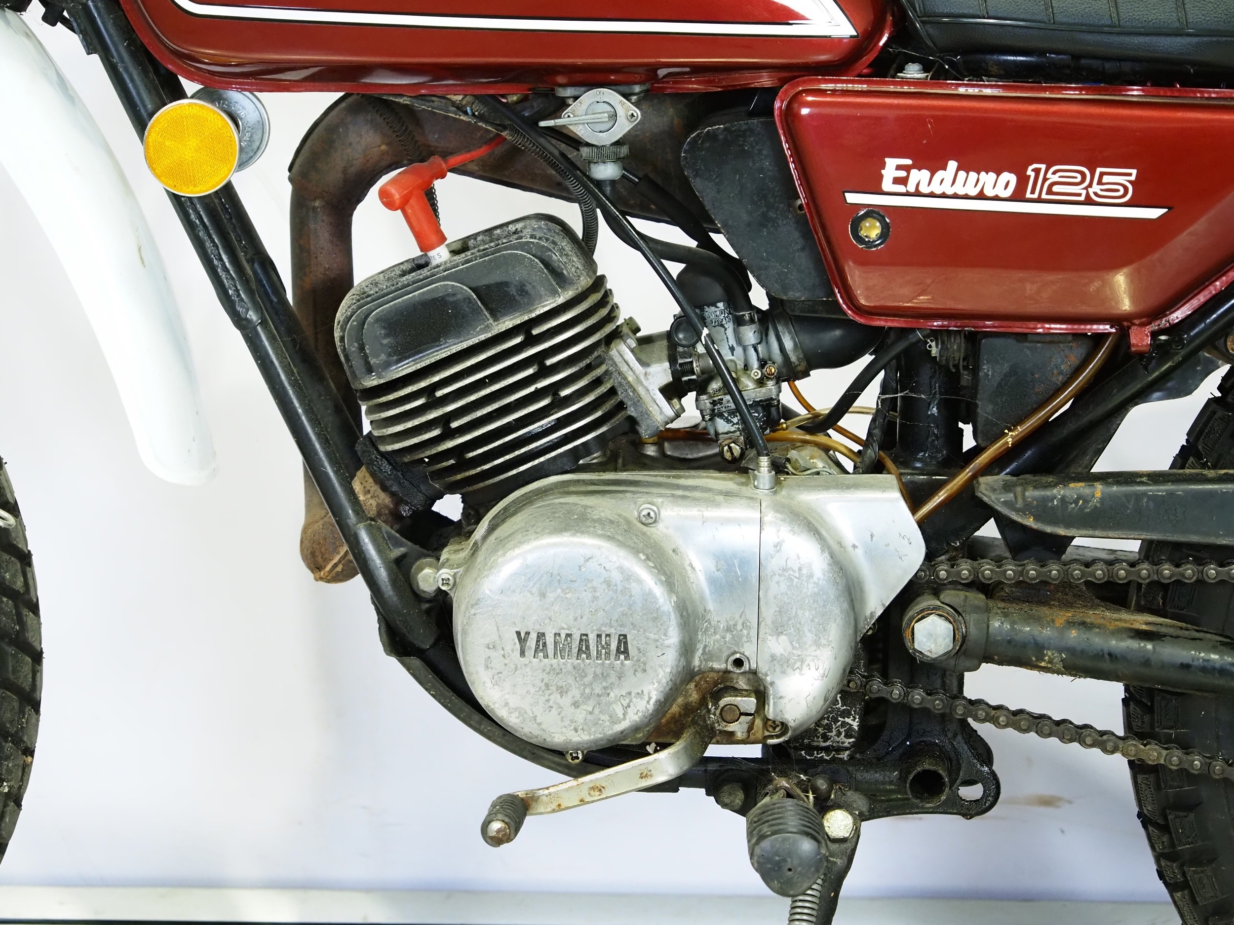 Yamaha DT125 Enduro motorcycle. 1973. 125cc Frame No. 444-013739 Engine ...