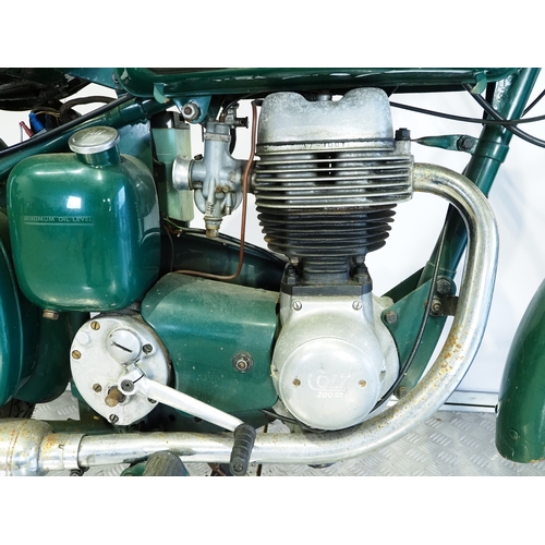 Ariel Colt motorcycle. 1956. 200cc Frame No. LS3208 Engine No. LA3754 ...