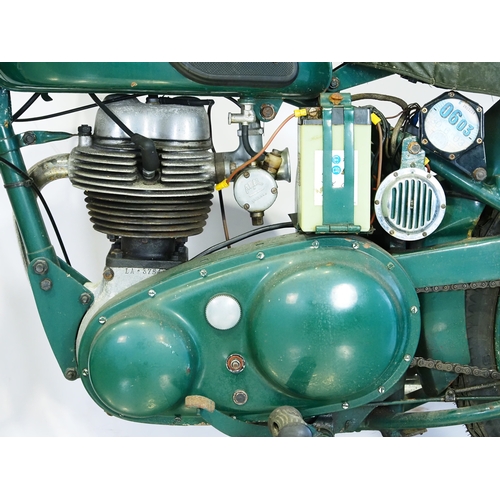 Ariel Colt motorcycle. 1956. 200cc Frame No. LS3208 Engine No. LA3754 ...