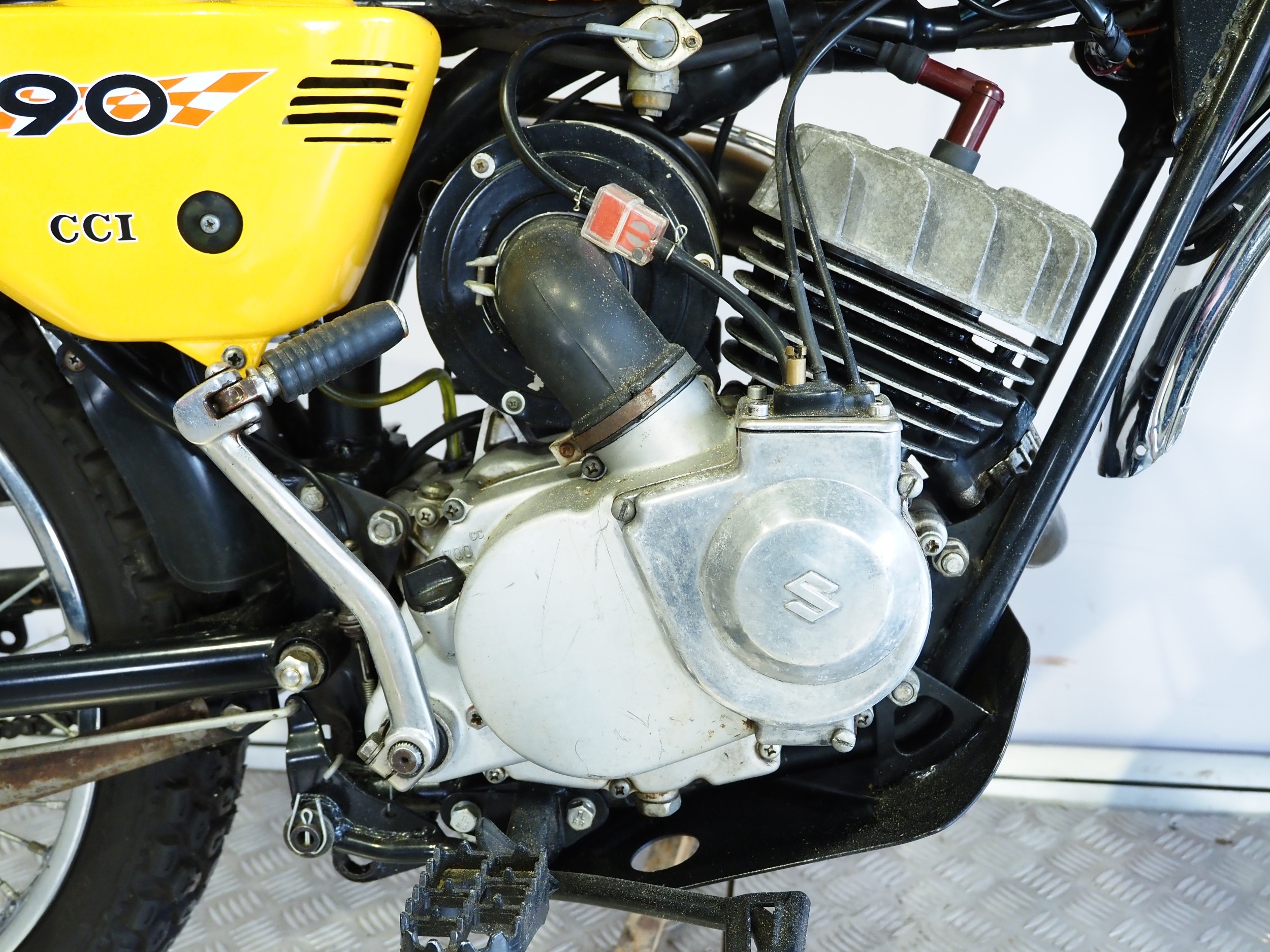 Suzuki TC90 motorcycle. 90cc Frame No. TS90-62171 Engine No. TC90-22174 ...