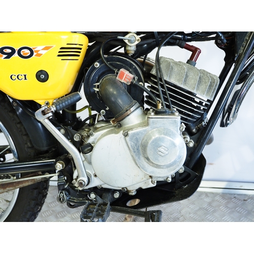 Suzuki TC90 motorcycle. 90cc Frame No. TS90-62171 Engine No. TC90-22174 ...