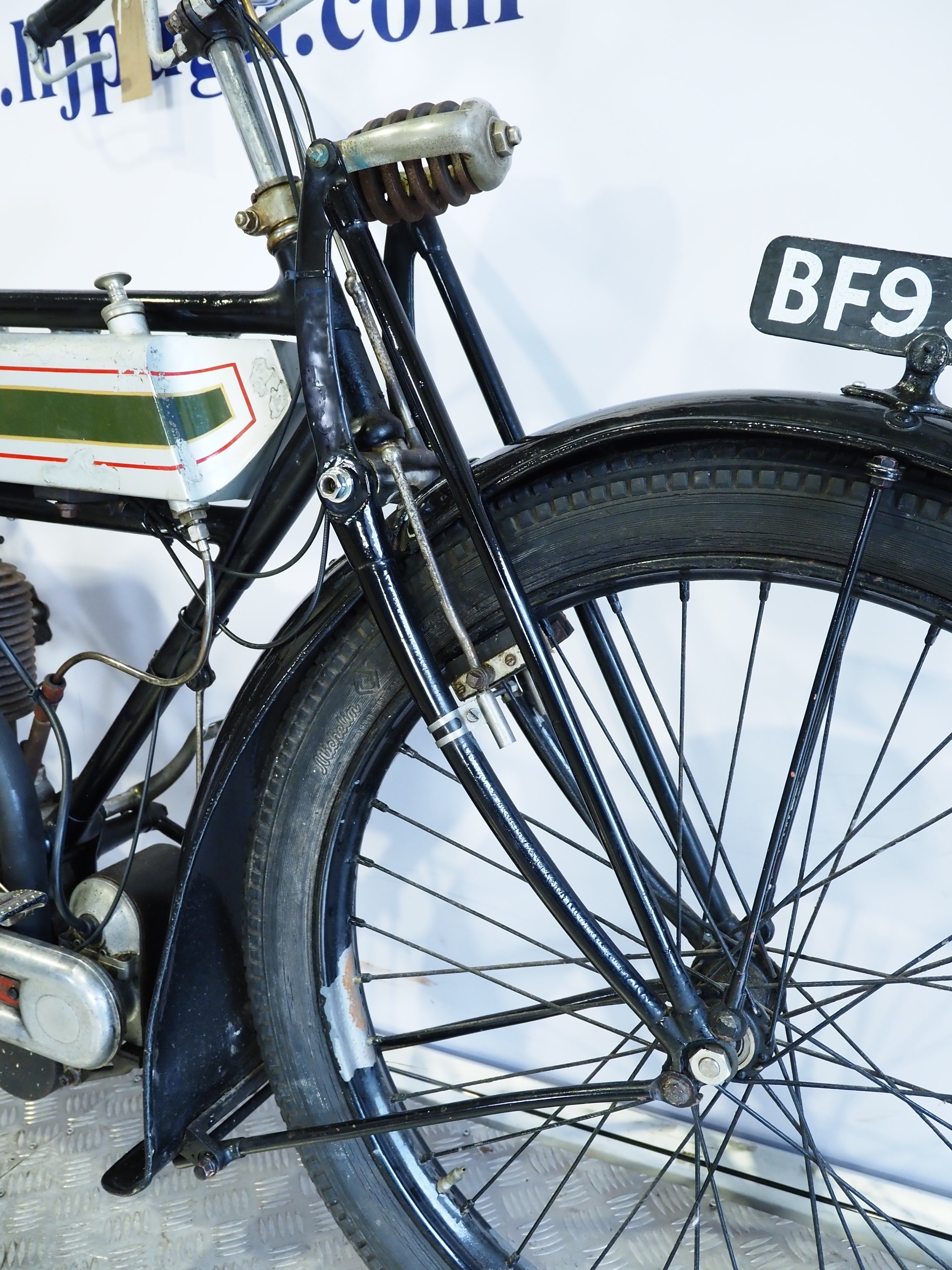 Triumph Model C motorcycle. 1913. 499cc Frame No. 213627 Engine No ...